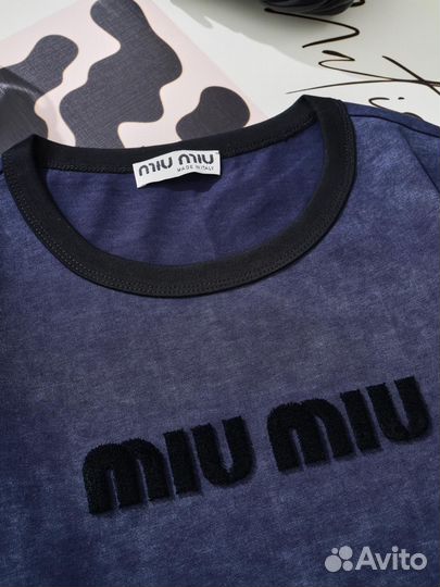 Футболка Miu miu 3 цвета