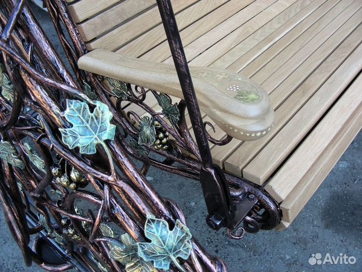 Качель кованая, мебель кованая