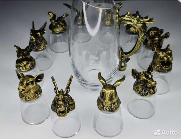 Подарочный набор для мужчин,стопки+графин