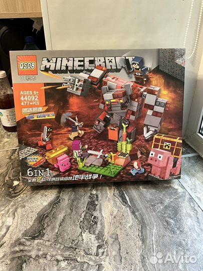 Lego minecraft набор 6 в 1 новый лего
