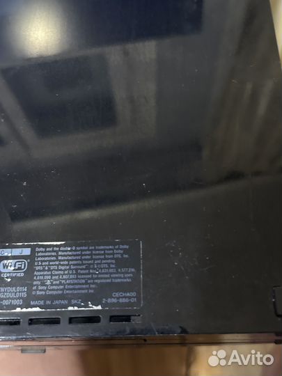 PS3 FAT cecha00 ntsc-J 2 TB (Первая ревизия)