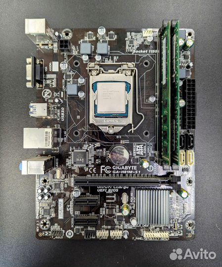 Материнская плата 1150/Core i3-4130/8 Гб