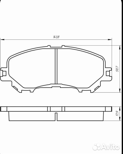 Колодки тормозные nissan qashqai