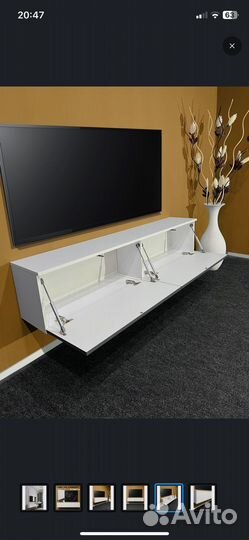 Навесная тумба под тв