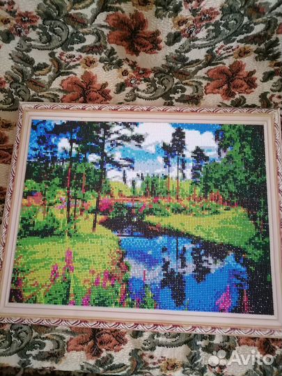 Картина из алмазной мозаики готовая