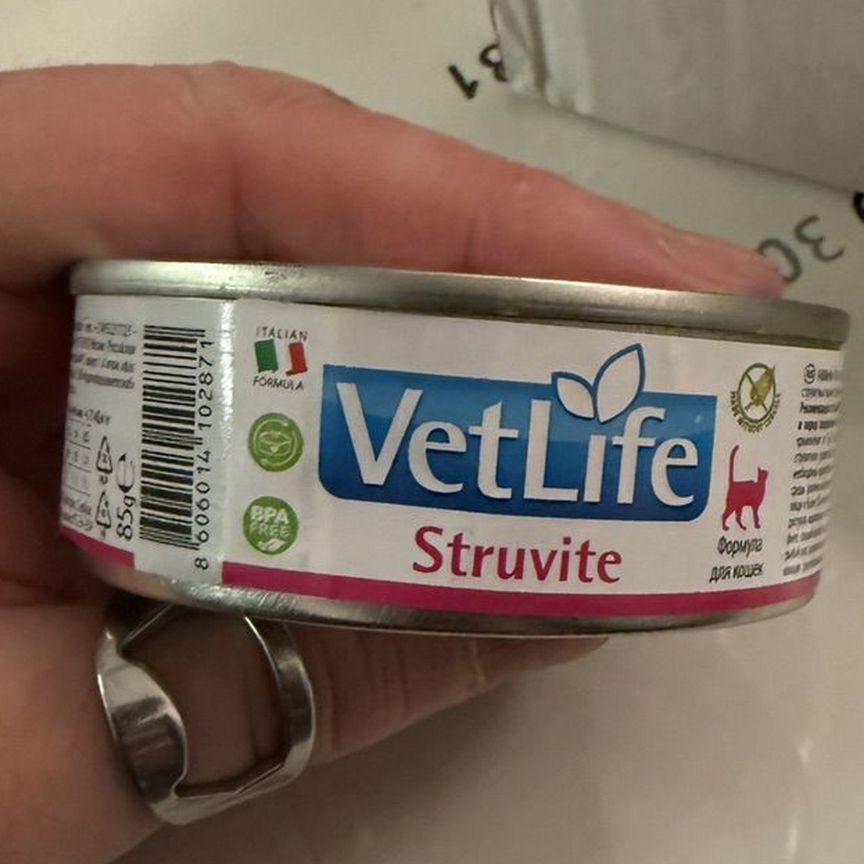 Корм для кошек farmina vet life struvite