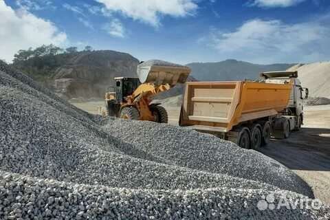 Песок щебень