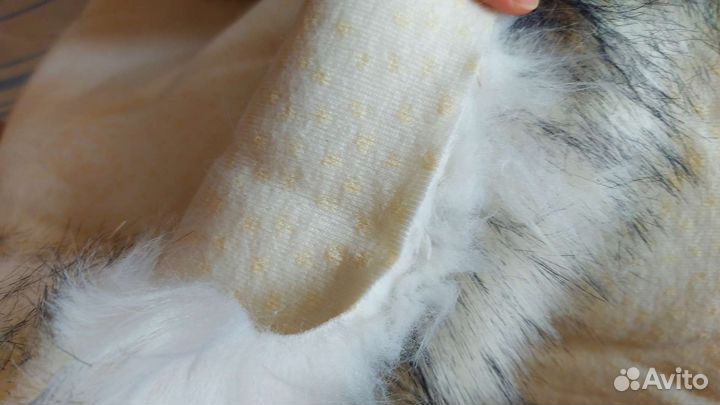 Искусственный мех Полярная лисица 3 метра метраж