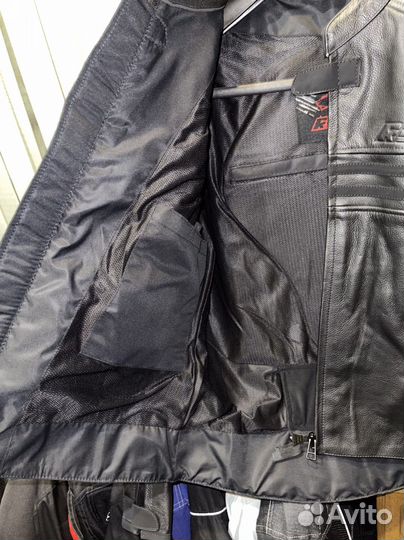 Мотокуртка кожаная Rush новая
