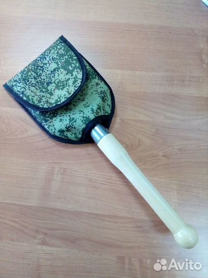 Лопата титановая, походная с чехлом