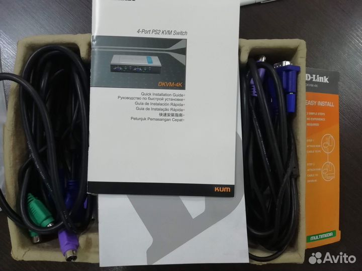 KVM переключатель D-Link dvkm-4K