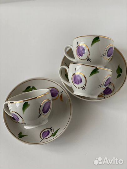 Чайный сервиз вербилки СССР