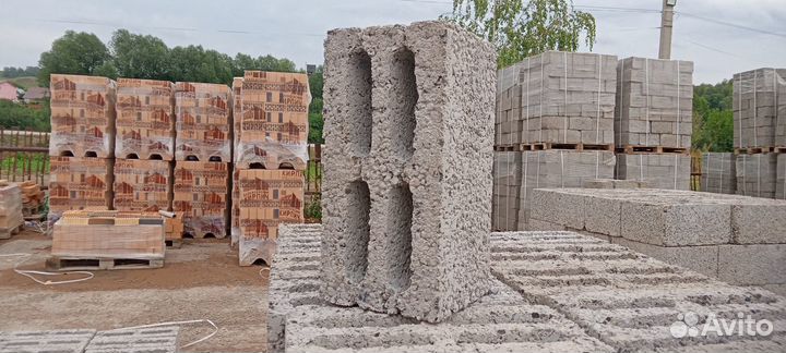 Керамзитобетонный блок DAV#6759