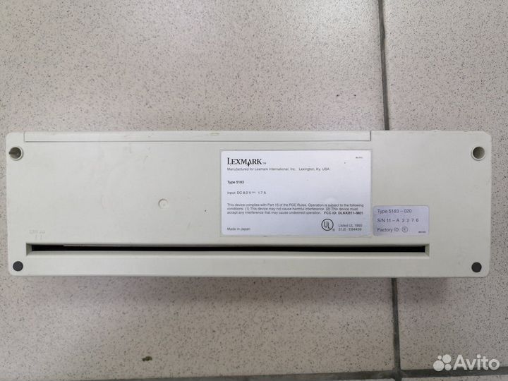 Принтер lexmark 5183 020