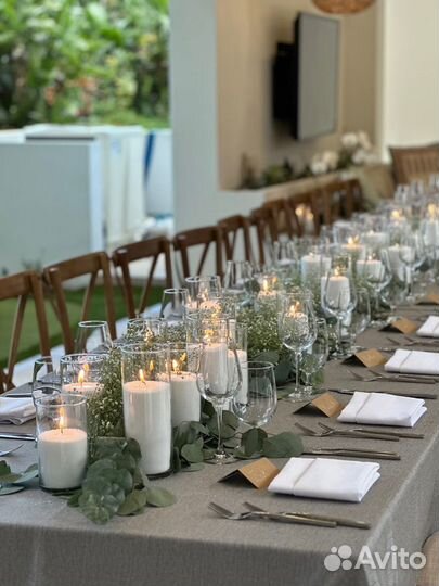 Насыпные свечи в аренду