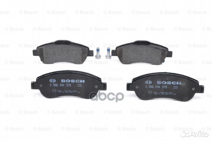 Дисковые колодки передние bosch0 986 494 379 4