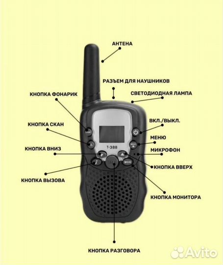 Рация Т 388 - 2 штуки