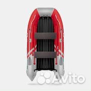Надувная лодка gladiator E420S Красно-белая