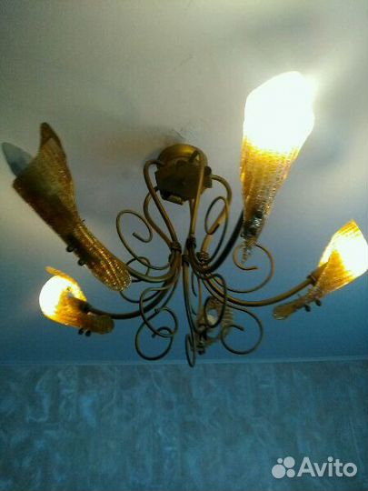Люстра пятирожковая. Италия