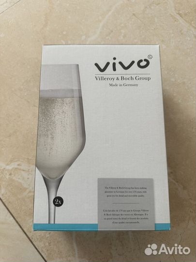 Villeroy boch бокалы для шампанского