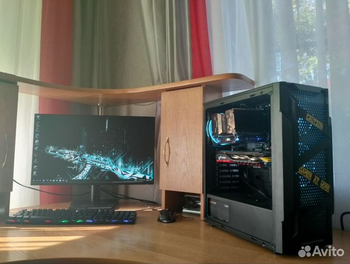 Игровой компьютер RX 480 8gb / 16 gb / ssd + 1tb