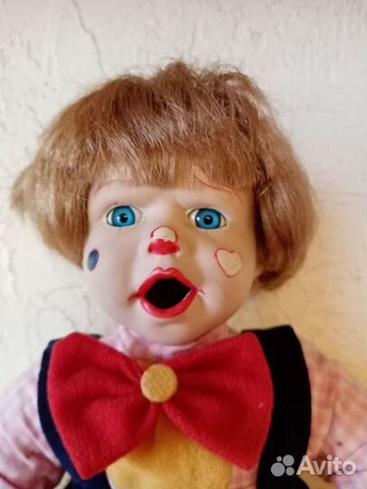 Немецкий винтажный фарфоровый клоун. Лот 3