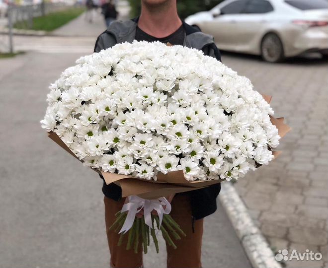 Букеты из хризантем