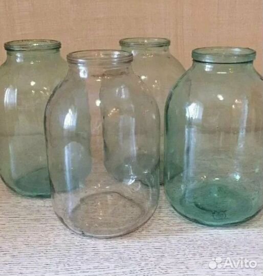 Банки стеклянные (объём разный)