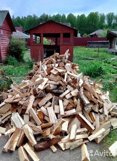 Дрова сухие навалом