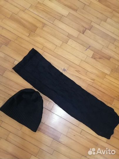 Женский комплект шапка и шарф