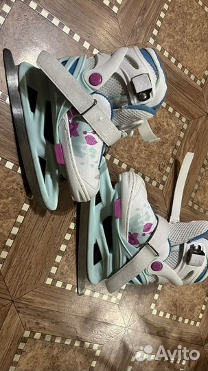 Коньки детские раздвижные 26-31р