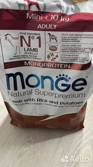Корм для собак monge