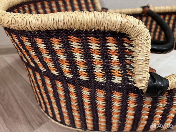 Детская плетеная корзина люлька