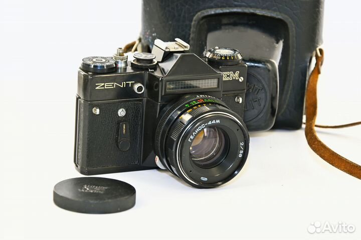 Зенит ем Черный Экспортный фотоаппарат из СССР