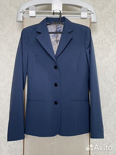 Школьный жакет (пиджак) синий для девочек 158-164