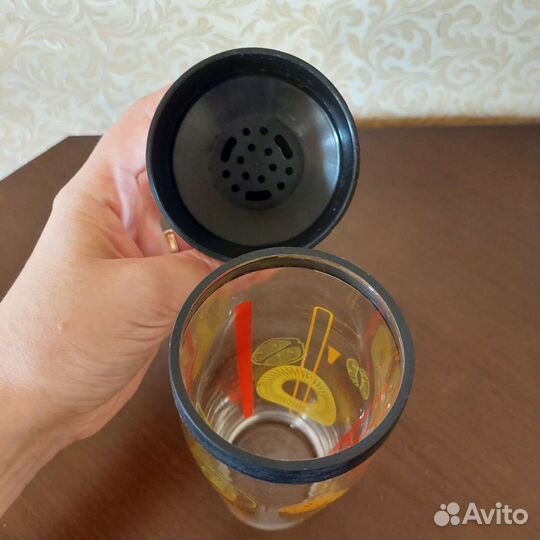 Шейкер для коктейлей новый 580 мл, стекло