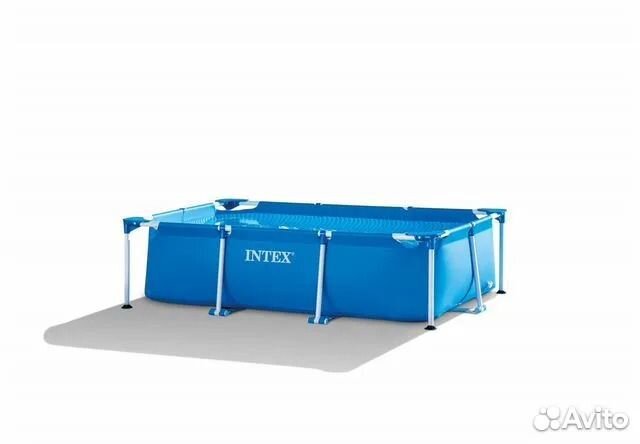 Каркасный бассейн intex, 220х150х60 см