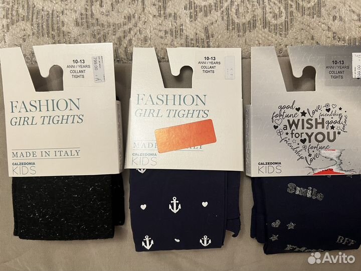 Новые коглотки Calzedonia 10-12 лет, носки 7-9