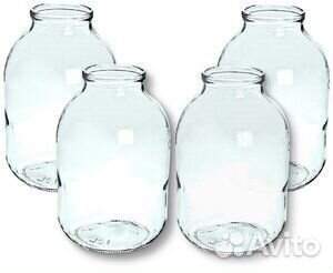 Стеклянная банка 3л (много)