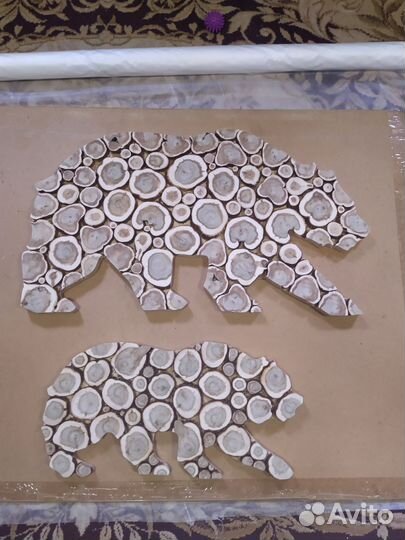 Панно из можевельника