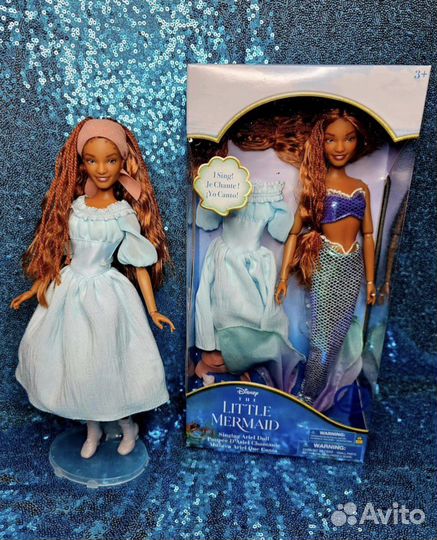 Поющая кукла Ариэль, фильм Русалочка 2023, Disney