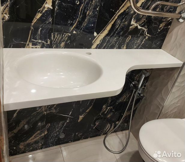 Столешница с раковиной в ванную