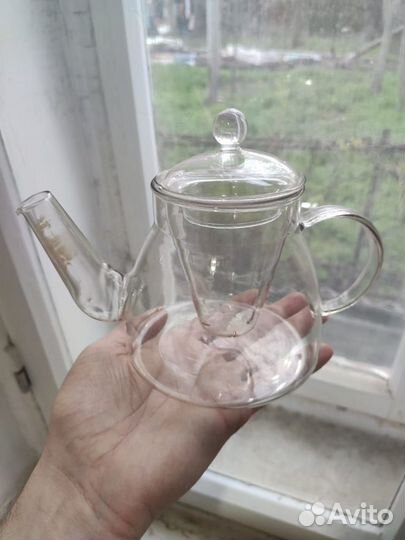 Чайник заварочный СССР термостойкое стекло