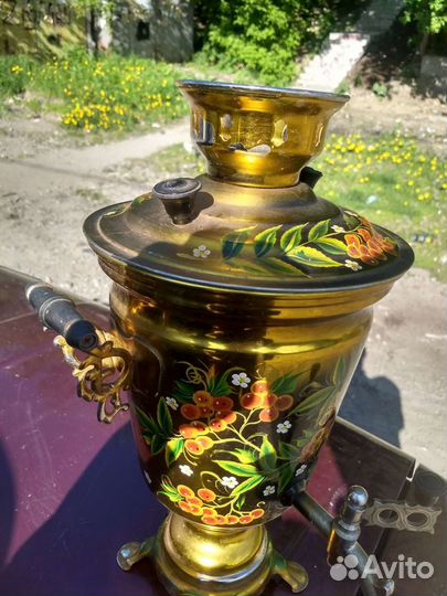 Самовар с росписью