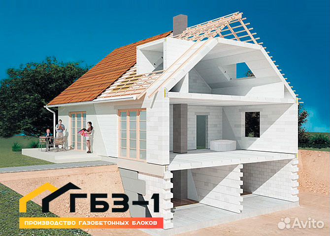 Блoки гaзобeтoнныe с Доставкой 600x200x300мм