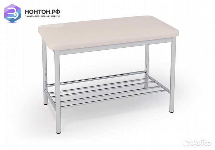 Обувница хром / экокожа крем