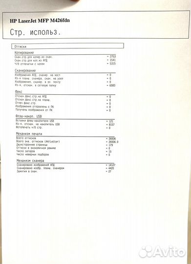 Принтер мфу LaserJet Pro MFP M426fdn