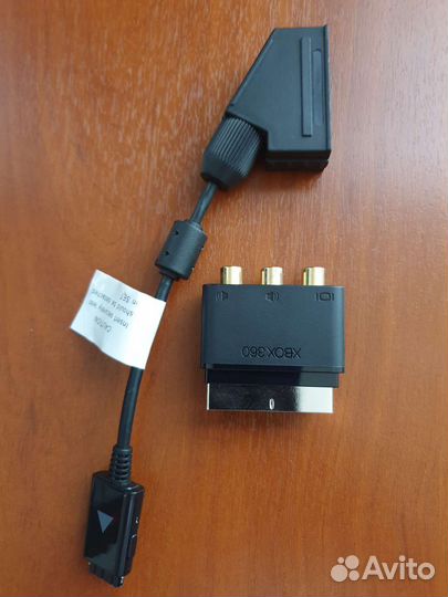 Кабель переходник 3 RCA. Для X BOX. Новый
