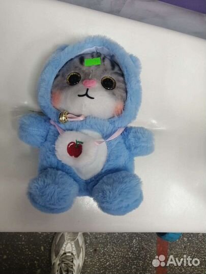 Мягкая игрушка Котенок в пижаме Кигуруми костюм