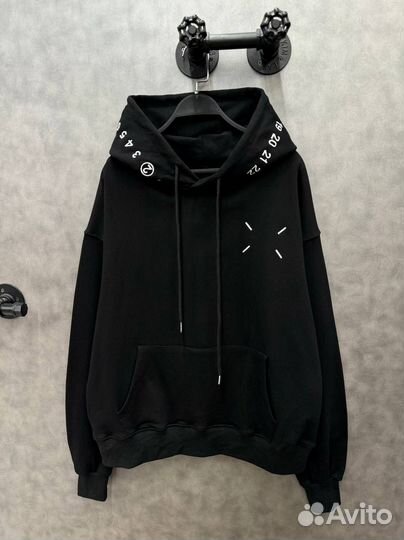 Maison margiela худи черное (Топ 2024)